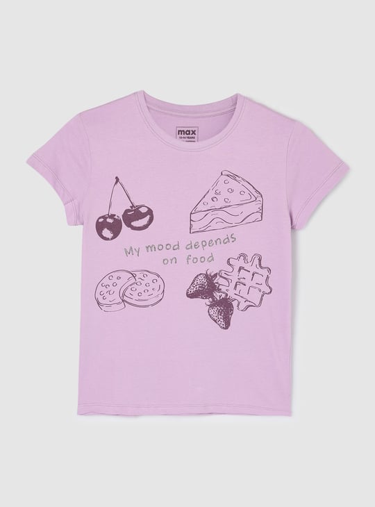 Girls Graphic Printed T-shirt