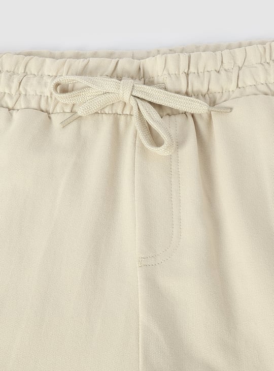 Boys Solid Cargo Joggers