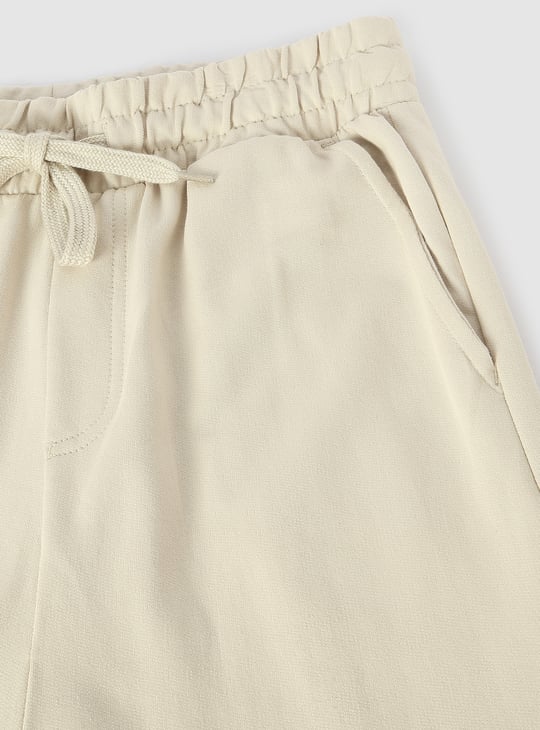 Boys Solid Cargo Joggers