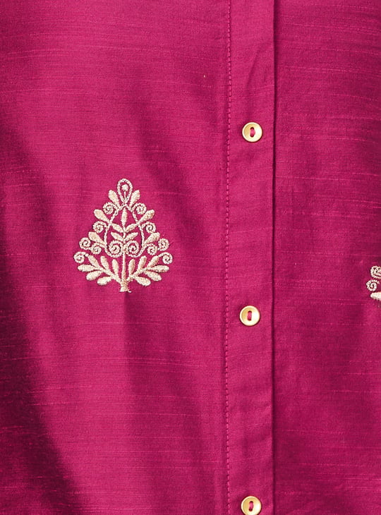 Women Embroidered Straight Kurta