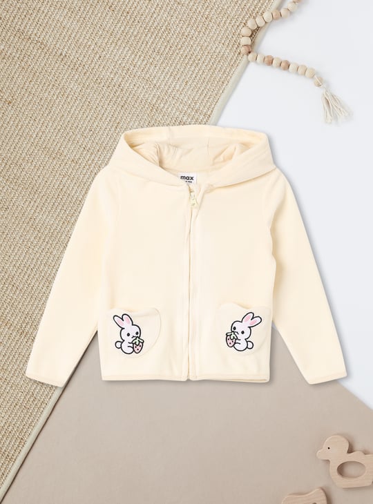 Girls Embroidered Hoodie with Pants