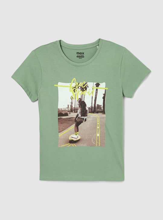 Girls Graphic Printed T-shirt