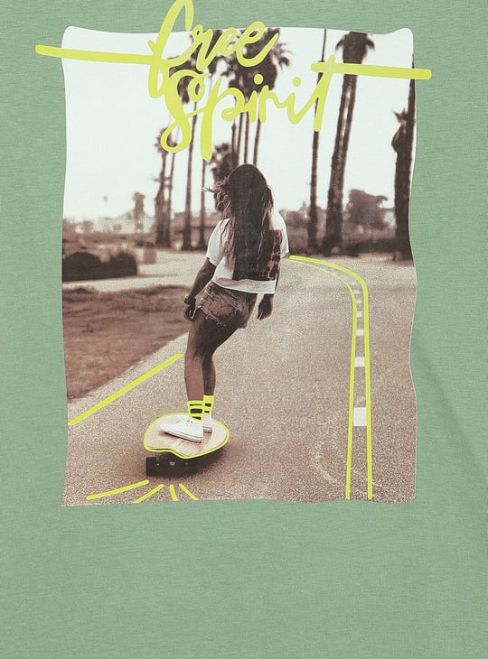 Girls Graphic Printed T-shirt