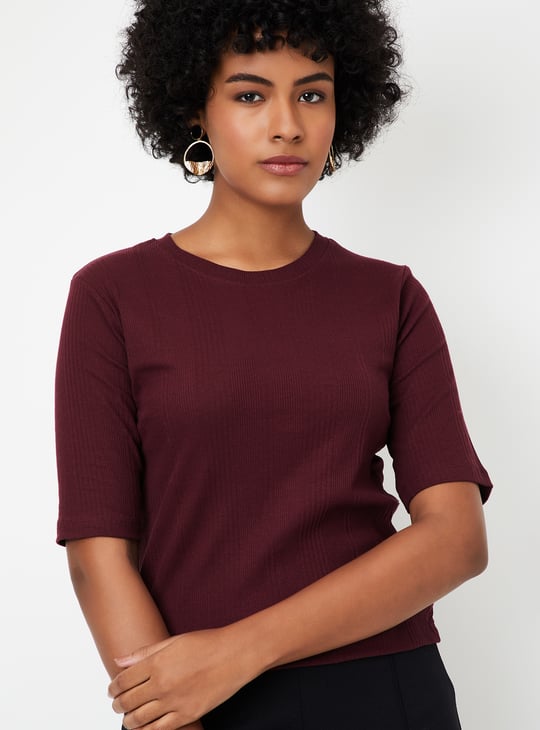 Women Ribbed T-shirt