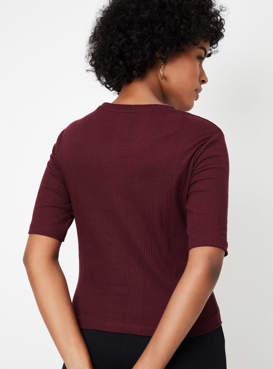 Women Ribbed T-shirt