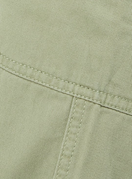 Women Solid Cargo Trousers