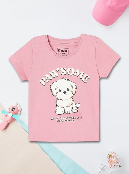 Girls Graphic Printed T-shirt