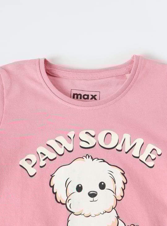 Girls Graphic Printed T-shirt