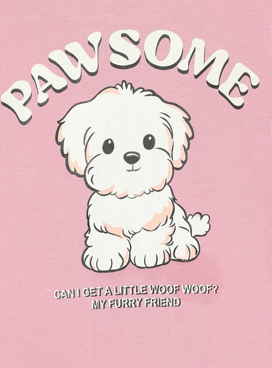 Girls Graphic Printed T-shirt