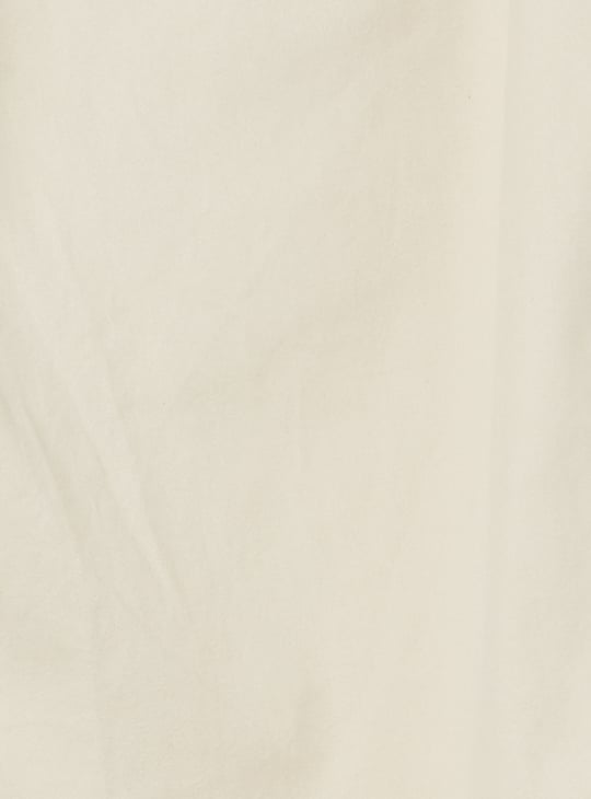 Girls Solid Cargo Parachute Trousers