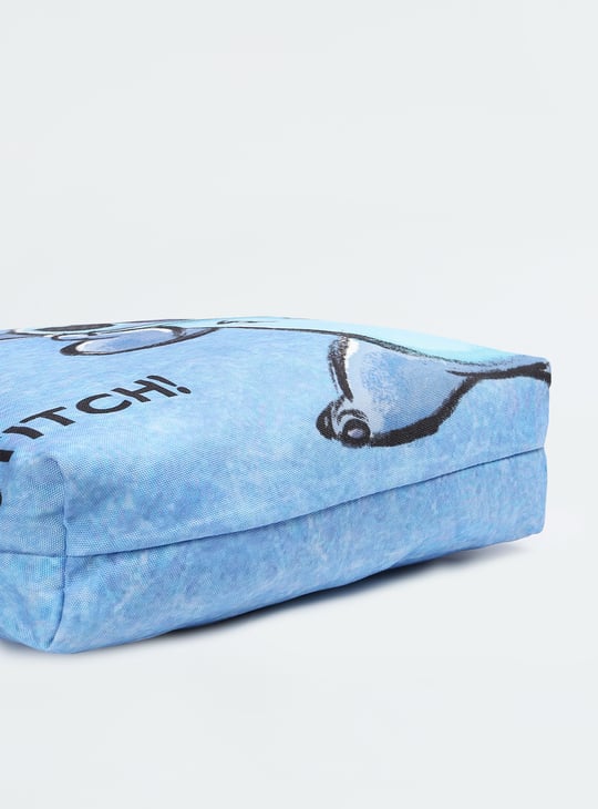 Women Stitch Printed Shoulder Bag