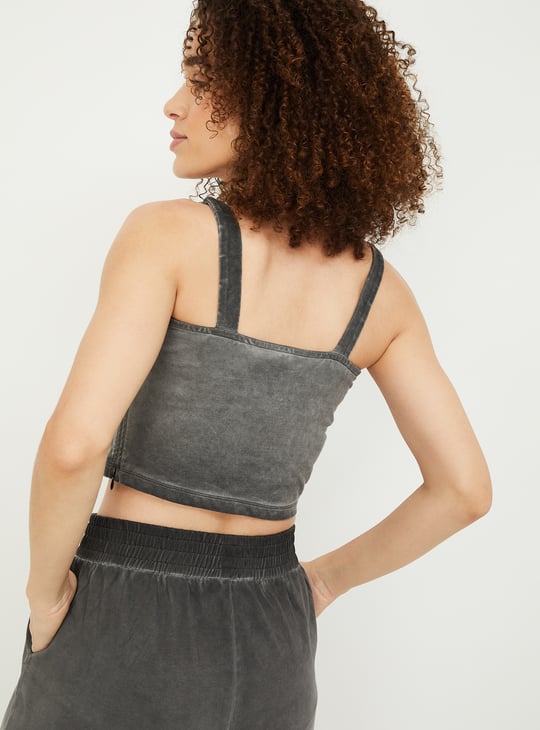 Women Solid Tank Top