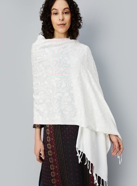 Women Embroidered Shawl