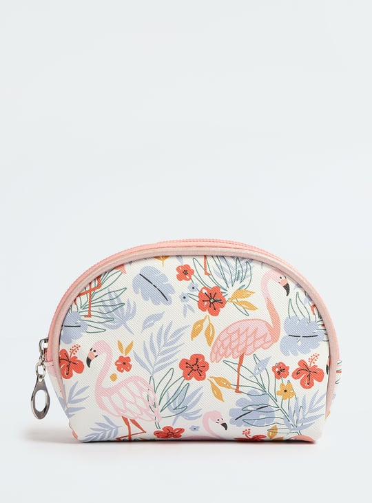 Women Printed Vanity Pouch - Pack of 3