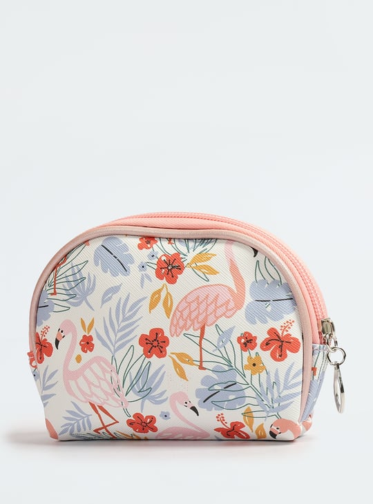 Women Printed Vanity Pouch - Pack of 3