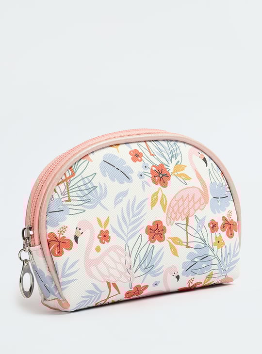 Women Printed Vanity Pouch - Pack of 3