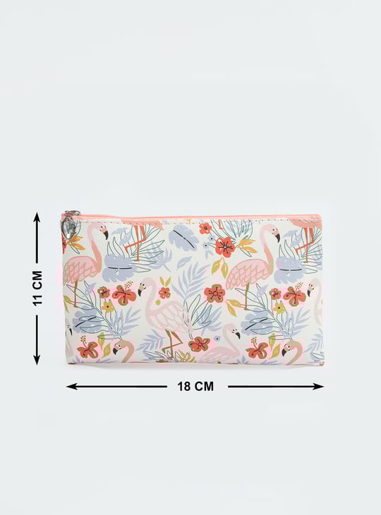 Women Printed Vanity Pouch - Pack of 3