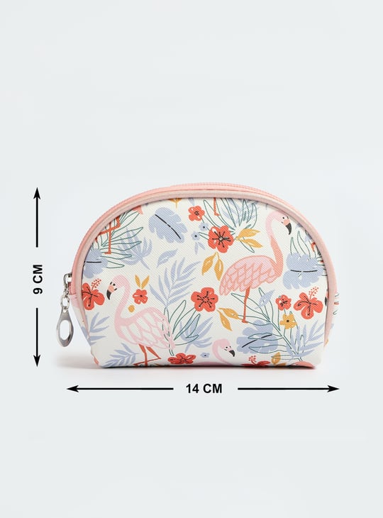 Women Printed Vanity Pouch - Pack of 3