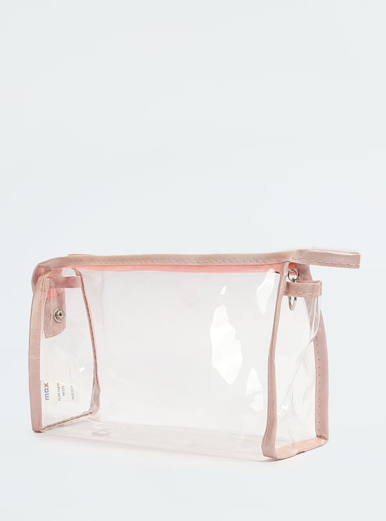 Women Printed Vanity Pouch - Pack of 3