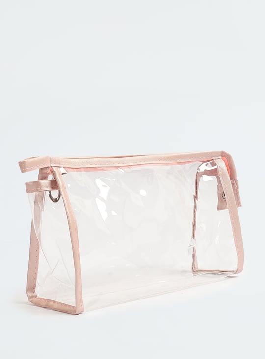 Women Printed Vanity Pouch - Pack of 3