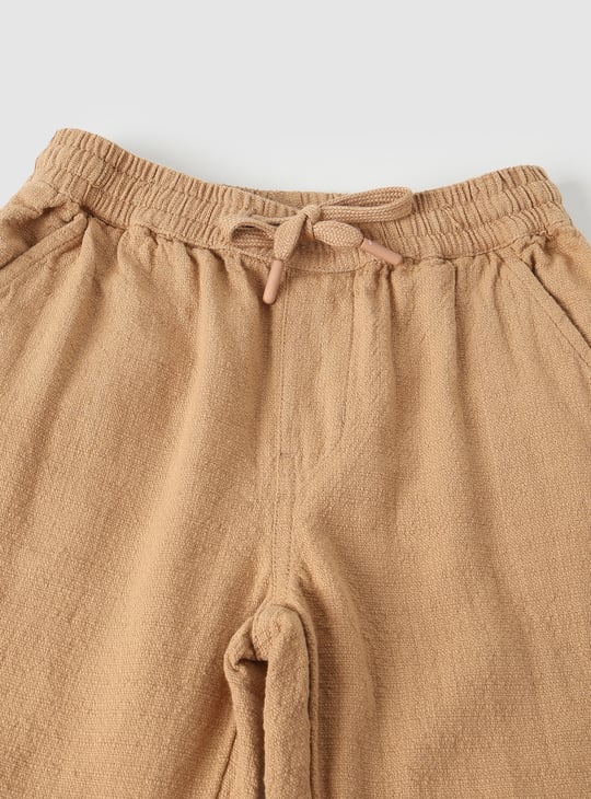 Boys Solid Knit Trousers