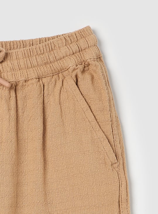 Boys Solid Knit Trousers