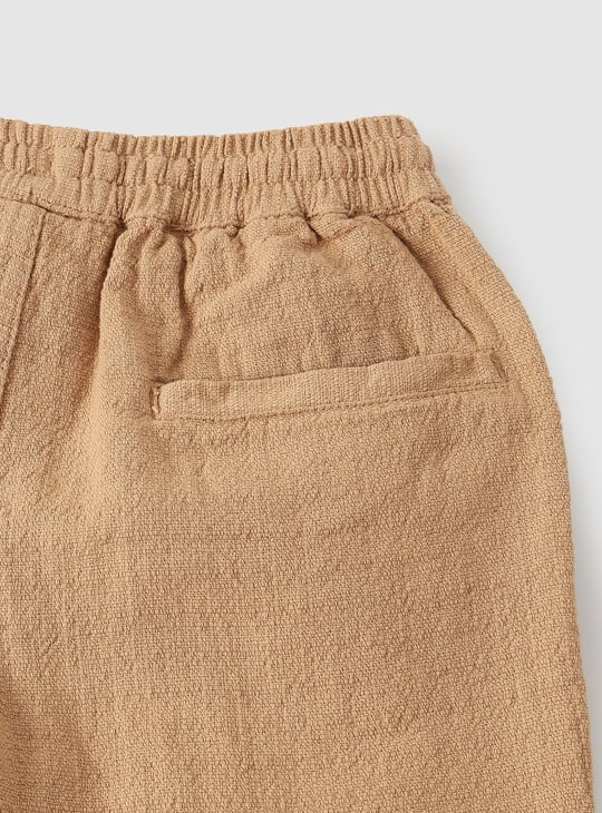 Boys Solid Knit Trousers