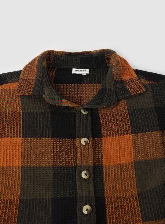 Boys Checked Full Sleeve Shirt