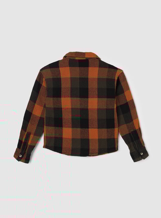 Boys Checked Full Sleeve Shirt