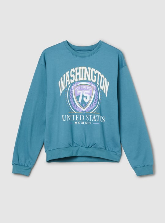 Girls Printed Sweatshirt
