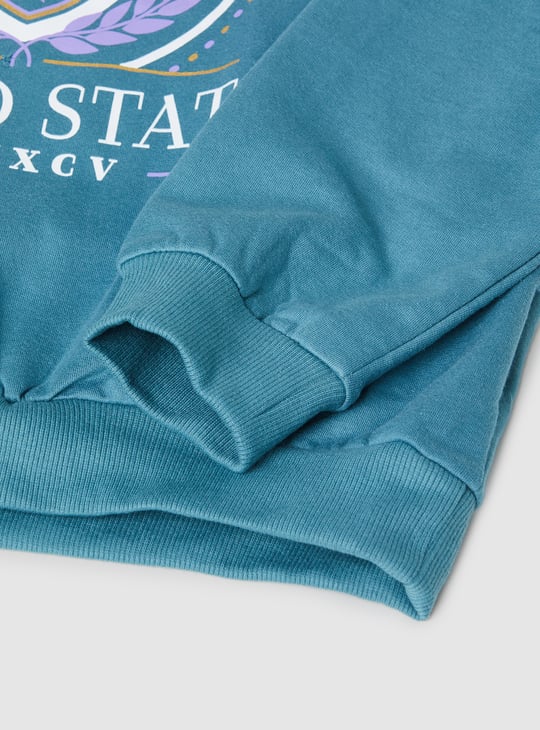 Girls Printed Sweatshirt