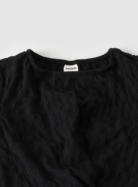 Girls Twisted Hem Top