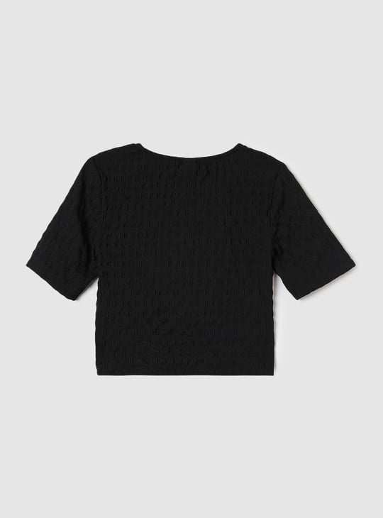 Girls Twisted Hem Top