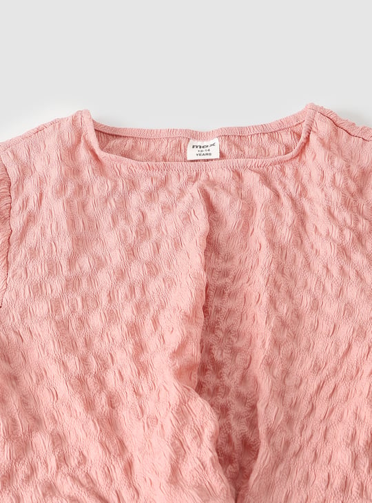 Girls Twisted Hem Top