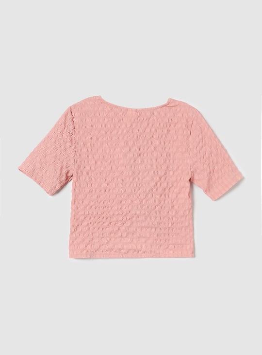 Girls Twisted Hem Top