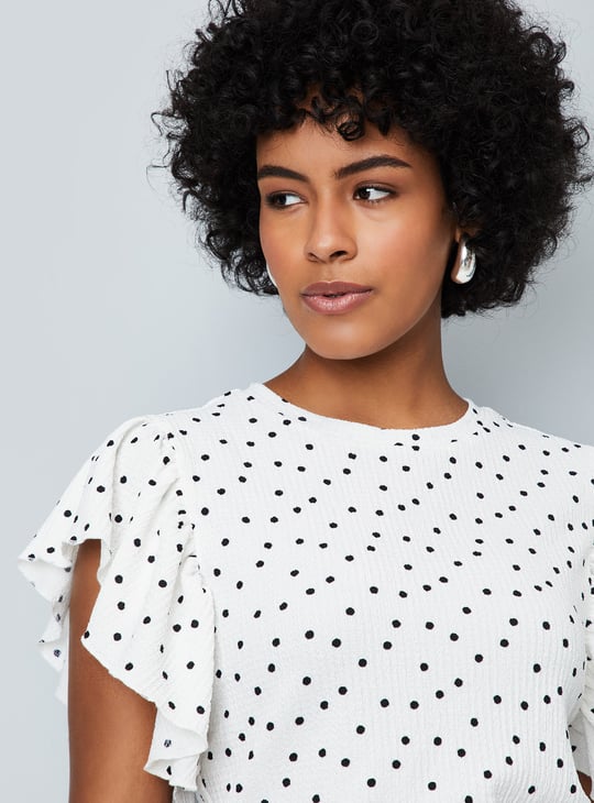 Women Polka Dot Printed Top
