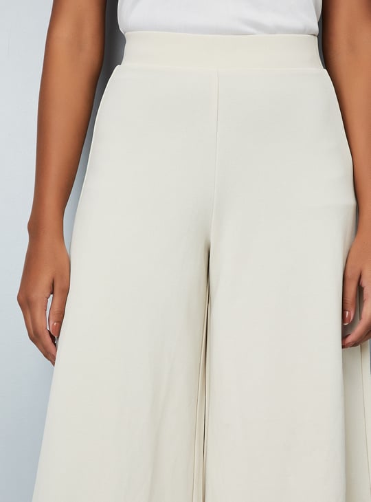 Kalki x Max Women Solid Wide Leg Trousers