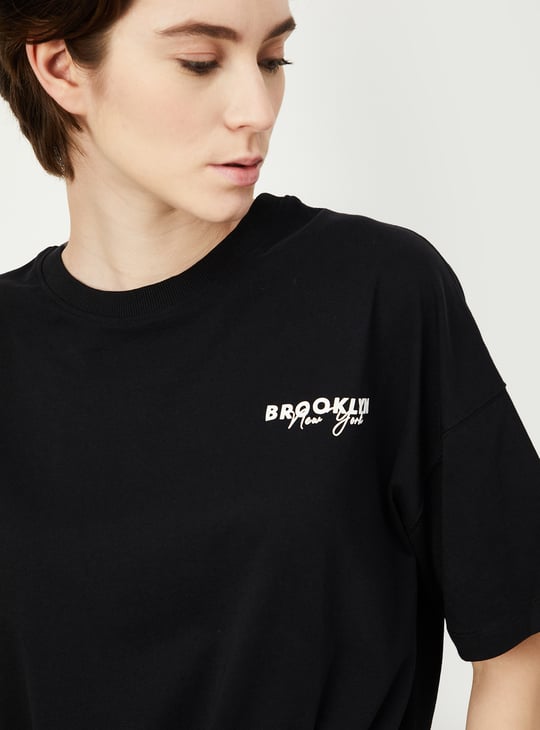 Women Solid Athleisure T-shirt