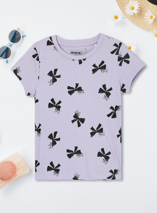 Girls All-Over Printed T-shirt