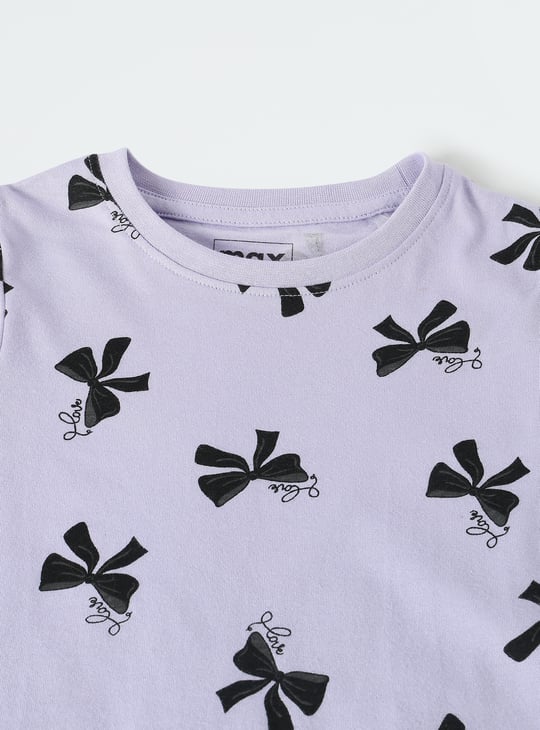 Girls All-Over Printed T-shirt