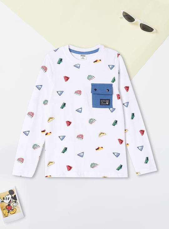 Boys Printed T-shirt with Joggers