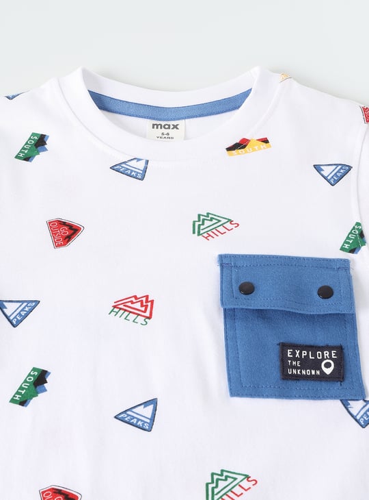 Boys Printed T-shirt with Joggers
