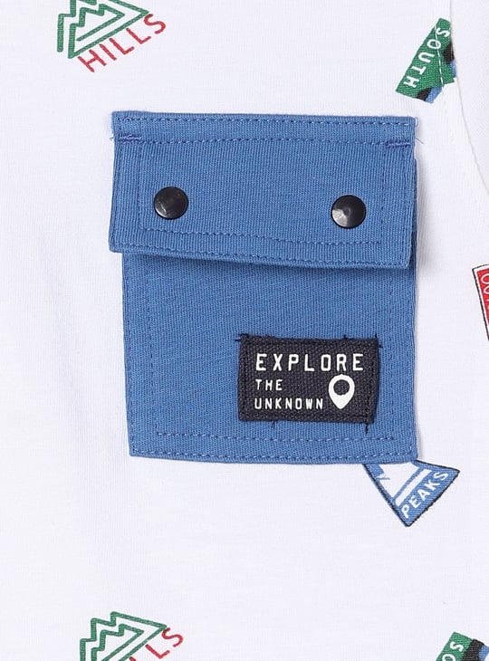 Boys Printed T-shirt with Joggers