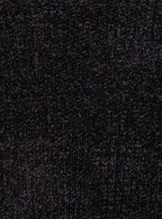 Girls Cable Knit Chenille Sweater