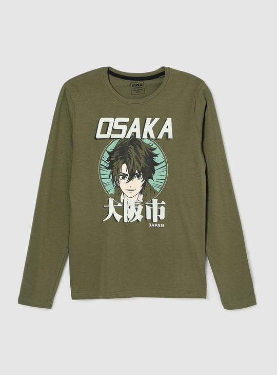 Boys Anime Printed T-shirt