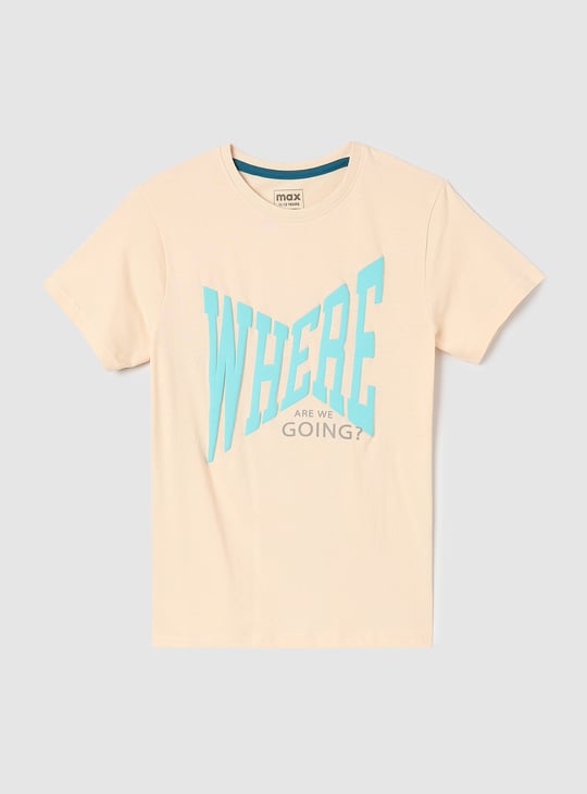 Boys Puff Print T-shirt