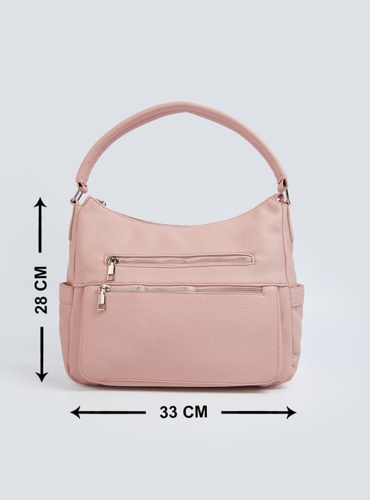 Women Textured Handheld Bag | PU