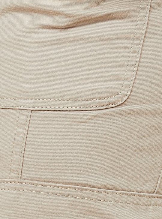 Women Solid Cargo Trousers