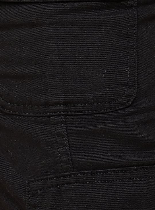 Women Solid Cargo Trousers