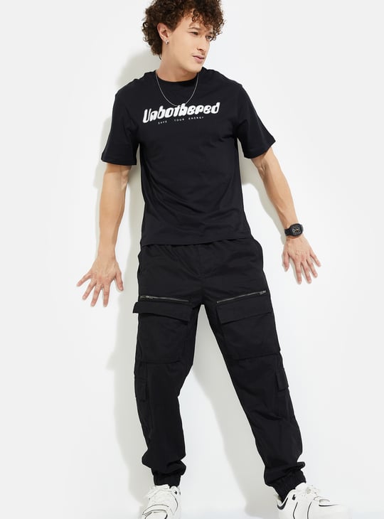 URB_N Men Typographic Print T-shirt